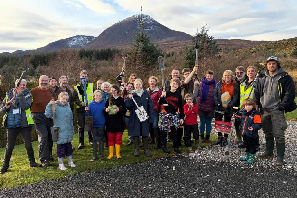 Volunteers at Community Woodland Day