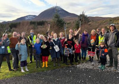 Volunteers at Community Woodland Day