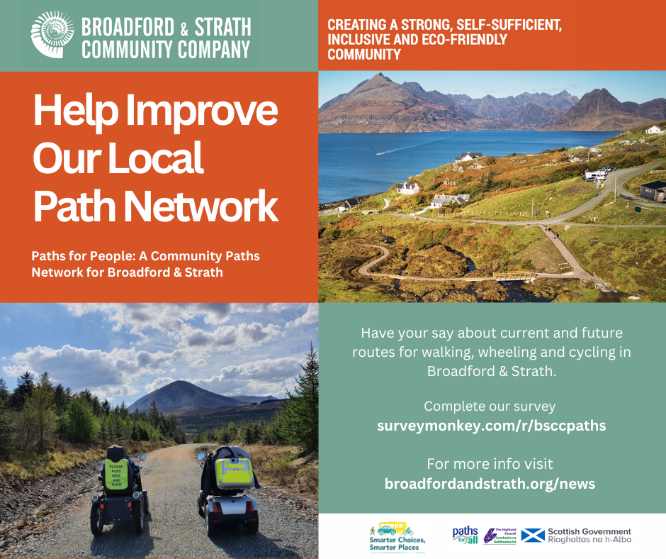 Paths for People survey poster
